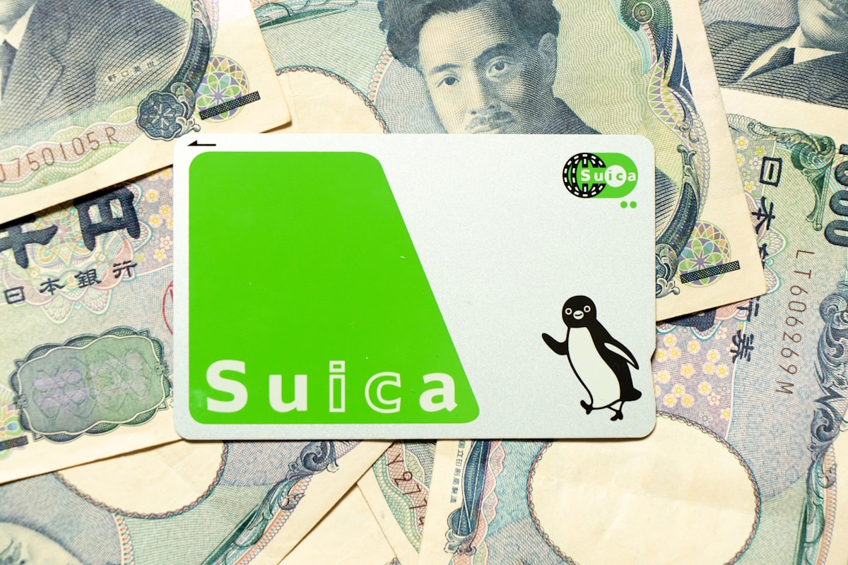 Japan subway card - Suica card