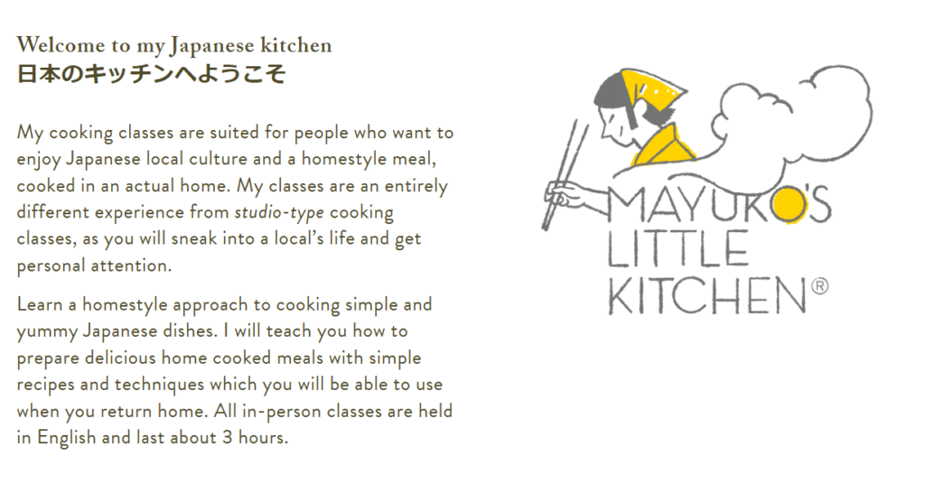 Mayuko's Little Kitchen - Tokyo cooking classes